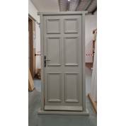 Hardwood Sapele Door and Frame With Insulated Panel SR01
